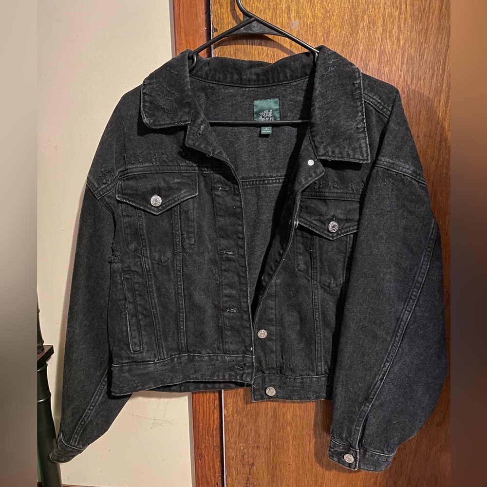 Wild Fable Black Jean Jacket